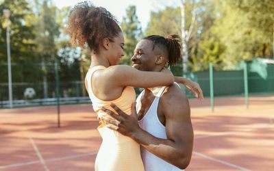 Smooth stones stacked perfectly on top of each other.